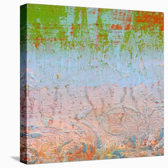 Rainbow Sherbet Abstract-Ricki Mountain-Stretched Canvas