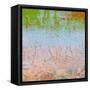 Rainbow Sherbet Abstract-Ricki Mountain-Framed Stretched Canvas