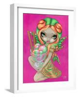 Rainbow Sherbet Fairy-Jasmine Becket-Griffith-Framed Art Print