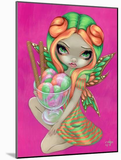 Rainbow Sherbet Fairy-Jasmine Becket-Griffith-Mounted Art Print