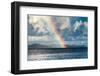 Rainbow Shining over the British Virgin Islands-James White-Framed Photographic Print