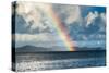 Rainbow Shining over the British Virgin Islands-James White-Stretched Canvas