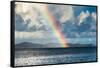 Rainbow Shining over the British Virgin Islands-James White-Framed Stretched Canvas