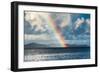 Rainbow Shining over the British Virgin Islands-James White-Framed Photographic Print