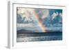 Rainbow Shining over the British Virgin Islands-James White-Framed Photographic Print