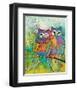 Rainbow Sisters-Lucy Cloud-Framed Art Print