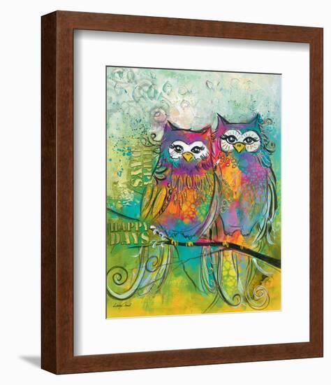 Rainbow Sisters-Lucy Cloud-Framed Art Print