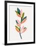 Rainbow Spectrum Vine-null-Framed Art Print