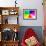 Rainbow Spectrum-14ktgold-Framed Art Print displayed on a wall
