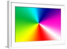 Rainbow Spectrum-14ktgold-Framed Art Print