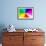 Rainbow Spectrum-14ktgold-Framed Art Print displayed on a wall