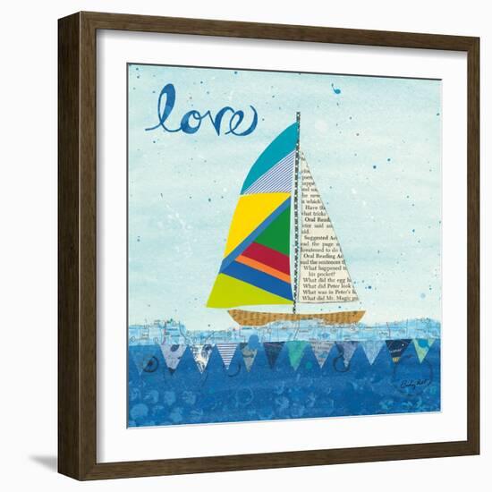 Rainbow Spinnakers I-Courtney Prahl-Framed Art Print