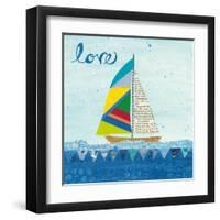 Rainbow Spinnakers I-Courtney Prahl-Framed Art Print