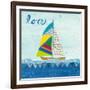 Rainbow Spinnakers I-Courtney Prahl-Framed Art Print