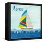 Rainbow Spinnakers I-Courtney Prahl-Framed Stretched Canvas