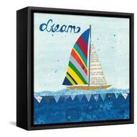 Rainbow Spinnakers II-Courtney Prahl-Framed Stretched Canvas