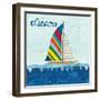 Rainbow Spinnakers II-Courtney Prahl-Framed Art Print