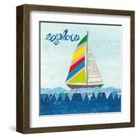 Rainbow Spinnakers IV-Courtney Prahl-Framed Art Print