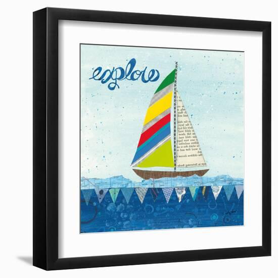 Rainbow Spinnakers IV-Courtney Prahl-Framed Art Print