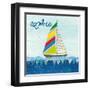 Rainbow Spinnakers IV-Courtney Prahl-Framed Art Print