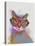 Rainbow Splash Cat 1-Fab Funky-Stretched Canvas