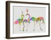 Rainbow Splash Cocktail Party-Fab Funky-Framed Art Print