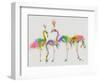 Rainbow Splash Cocktail Party-Fab Funky-Framed Art Print