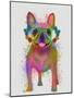 Rainbow Splash French Bulldog, Full-Fab Funky-Mounted Art Print