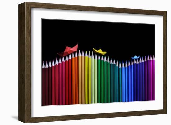 Rainbow Storm-Victoria Ivanova-Framed Photographic Print