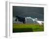 Rainbow, Stormy Sky and Clothes Line, Bunmahon, County Waterford, Ireland-null-Framed Photographic Print