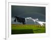 Rainbow, Stormy Sky and Clothes Line, Bunmahon, County Waterford, Ireland-null-Framed Photographic Print