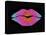 Rainbow Sugar Lips-Tina Lavoie-Stretched Canvas