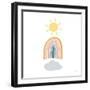 Rainbow Sunshine-Gigi Louise-Framed Art Print