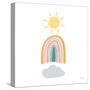 Rainbow Sunshine-Gigi Louise-Stretched Canvas