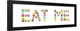 Rainbow Sweets Eat Me-Tom Quartermaine-Framed Giclee Print