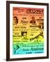 Rainbow Take on an Old Apollo Theater Performance Calendar-null-Framed Art Print