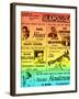 Rainbow Take on an Old Apollo Theater Performance Calendar-null-Framed Art Print