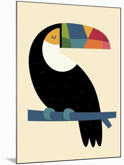 Rainbow Toucan-Andy Westface-Mounted Giclee Print