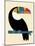 Rainbow Toucan-Andy Westface-Mounted Giclee Print