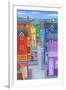 Rainbow Town-Peter Adderley-Framed Art Print