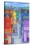 Rainbow Town-Peter Adderley-Stretched Canvas