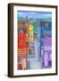 Rainbow Town-Peter Adderley-Framed Art Print