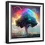 Rainbow Tree-null-Framed Art Print