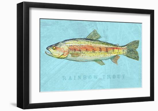 Rainbow Trout-John Golden-Framed Art Print