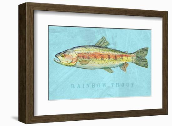 Rainbow Trout-John W^ Golden-Framed Art Print