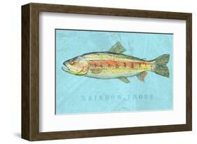 Rainbow Trout-John W^ Golden-Framed Art Print