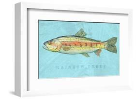 Rainbow Trout-John W^ Golden-Framed Art Print