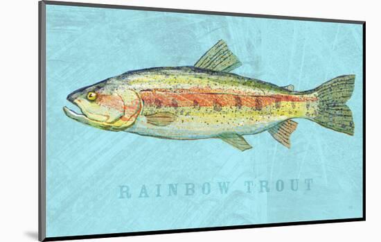 Rainbow Trout-John W^ Golden-Mounted Art Print