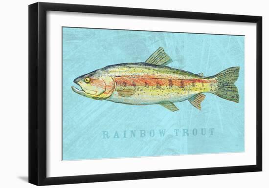 Rainbow Trout-John W^ Golden-Framed Art Print