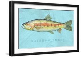 Rainbow Trout-John W^ Golden-Framed Art Print